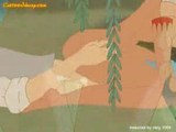 Kreslené Disney porno – malá mořská víla, kráska a zvíře, goofy, pocahontas atd.