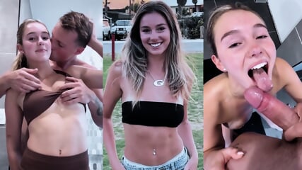 Nezbedná teenka Elle Alexandra ráda šuká - kompilace domácích videí