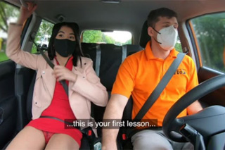 Fake Driving School: Hysterical student Lady Dee