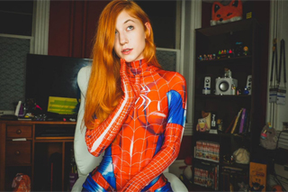 Mattie Doll: Oral from Spider-Woman!